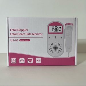 Portable Ultrasound Fetal Doppler Heart Rate Monitor